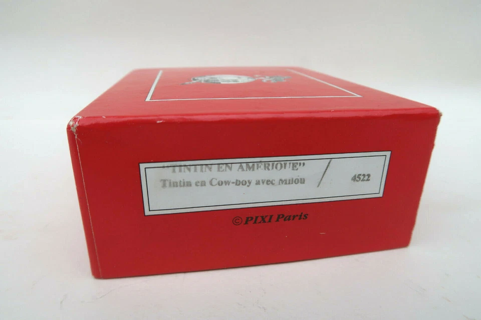 Pixi Tintin Boite VIDE Original Box Only Cowboy et Milou #4522 + Certificats - Photo 2/3