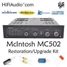 McIntosh MC502 amp rebuild restoration recap upgrade kit repair