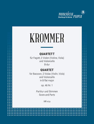KROMMER - Quartett B-Dur Op. 46/1