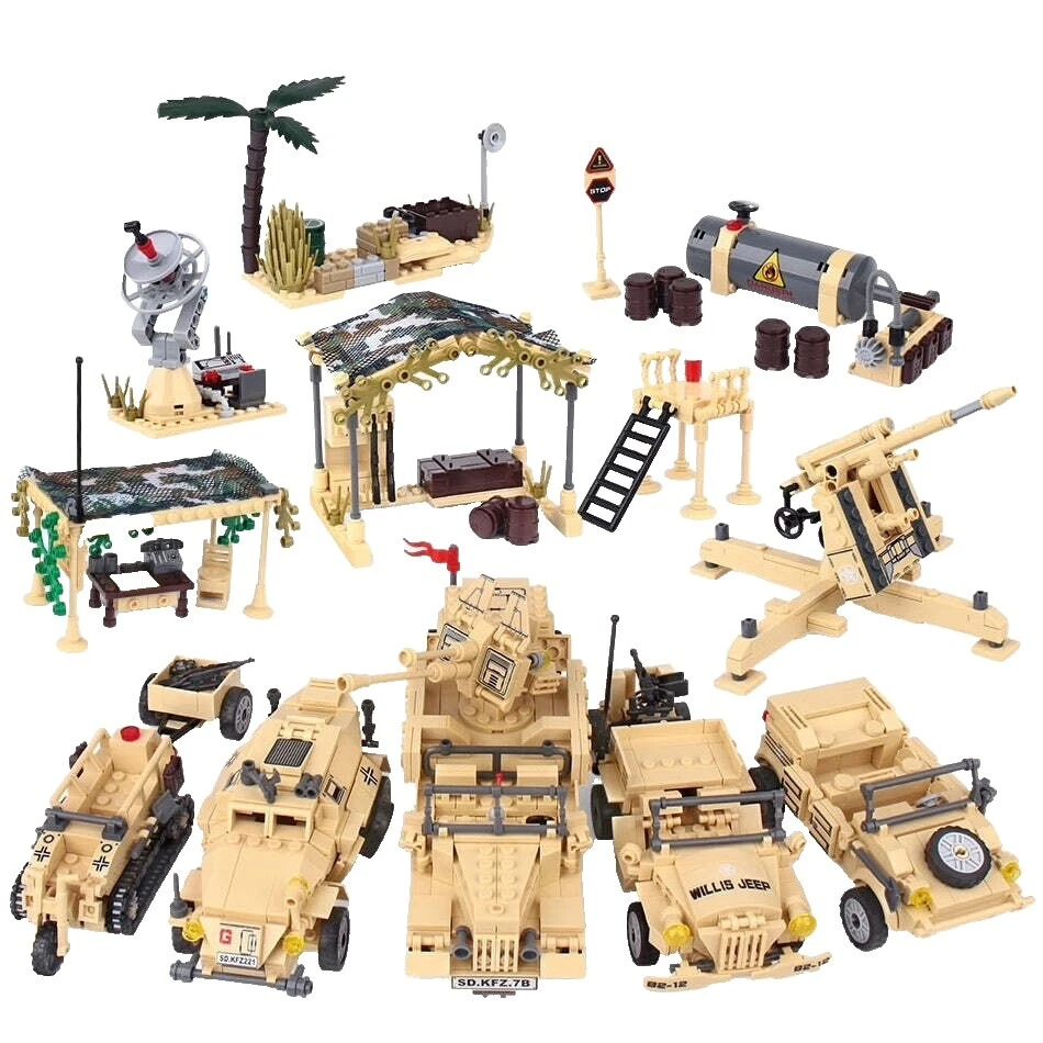 Military Building Toy Complete Sets & Packs for LEGO