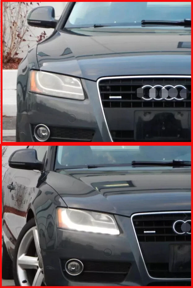 Cubierta de lente transparente esparcidor de vidrio para faros para Audi A5 A5 Quattro S5 2008-2012 Foto 3 de 4