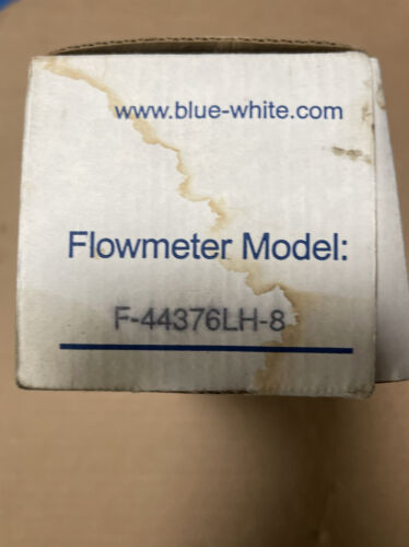 Blue White Flow Meter F-44376LH-8 - Picture 1 of 2