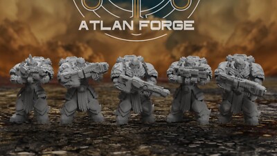 Dragon Aegis Rangers (Atlan Forge/Tabletop Game Miniatures)