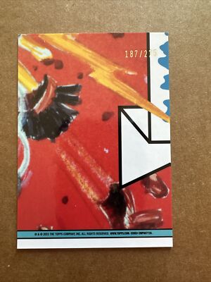 SHRILL JILL /275 TOPPS CHROME GARBAGE PAIL KIDS 6 YELLOW WAVE