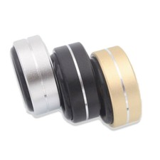 4pcs 50x15mm Full Aluminum Speaker Pad Shock Absorption Isolation Stand Feet Pad