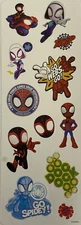 LITTLE SPIDER-MAN Sticker (12pc)Superhero•Cartoon•Big-Eyed•Comics•Card making•