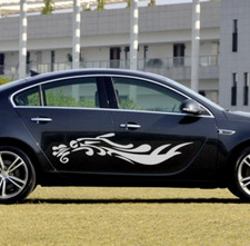 Car Decals Racing Flames Dragon 19'' for Regal Excelle Vinyl Door Sticker ZC962