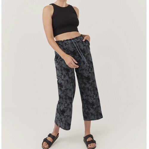 Pact Kick Back Crop Pants Culottes Charcoal Gray Size XS - Picture 7 of 7