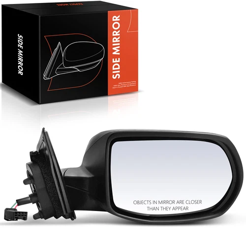 Passenger Right Black Smooth Mirror for Honda HR-V LX 2016 2017 2018 2019-2022
