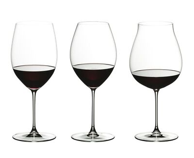 Riedel Veritas Red Wine Tasting Set - 3 ct Veritas Red Wine 3pc Tasting Set