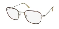 NEW GARRETT LEIGHT PRESTON BLUE LIGHT TECHNOLOGY EYEGLASS FRAME SILVER FULL-RIM