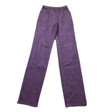 Vintage Sears 70  s 80  s Thin Cord Corduroy Pants Womens 8 Tall Purple