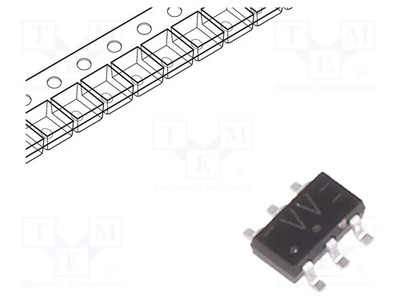 Ch: 2 TSOP6 CMOS,TTL Puffer,nichtinvertierend IC: digital SMD