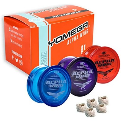 Yomega 3X Alpha Wing Yoyo, Fixed Axle Yo-Yo für Anfänger. saitentrick