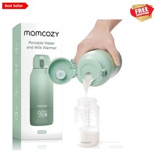 Fast Heating Portable Bottle Warmer - 17oz for Breast Milk Water, Travel Ready