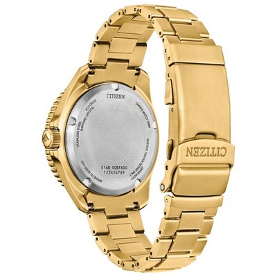 CITIZEN Eco-Drive ゴールド 腕時計 本体 Citizen Men's Dive Date Window Gold Tone Eco-Drive Watch 41MM