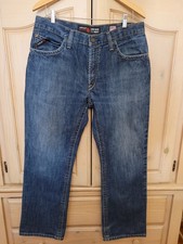 Ariat FR M4 Low Rise boot Jeans Mens 33x30 Blue Flame Resistant Work Denim CAT2