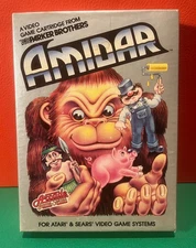 Amidar Atari Sears Video Game Cartridge 1982 Parker Bros Arcade Series in Box