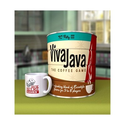 Dice Hate Me Boardgame VivaJava - The Coffee Game (2nd) Box VG+/NM