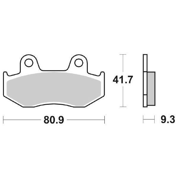 Bremsscheiben SBS 125 CT Honda SCV Lead (JF11) 100 2003 2007-image