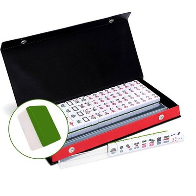 Mini Mahjong Set, 24mm Traditionelles Chinesisches Mah Jong für Reise, 144 Ma...