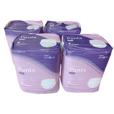 Amazon Basic Care Damen Pants Plus Large   40 Stück (4 Packungen à 10 Stück), We