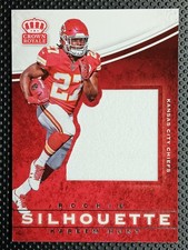 2017 Panini Preferred Rookie Silhouette Patch Card - Kareem Hunt - #17