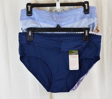 Warners 6 PACK Womens Blissful Benefits DigFree Panty AssortedColors Size 8 (XL)