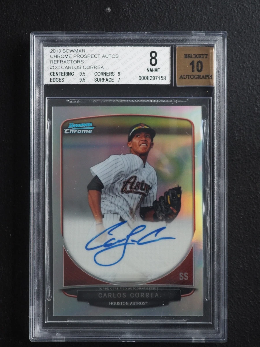 Bowman Carlos Correa Baseball 2013 Season Sports Trading Cards