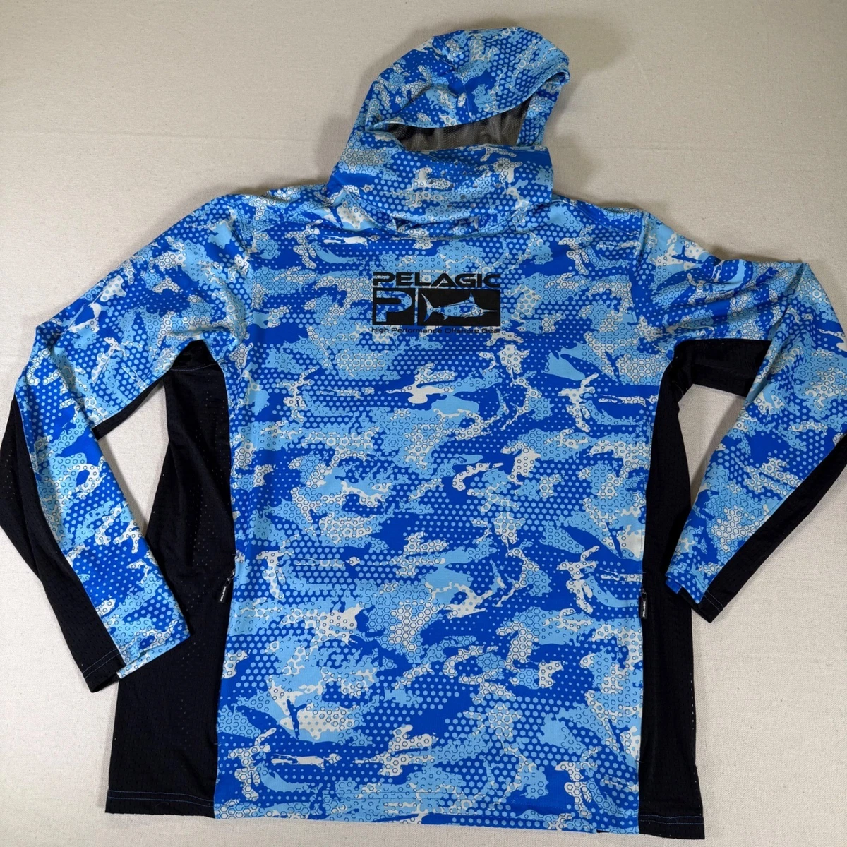 Chemise De Pêche Pelagic Vapory Tech, Motif Mahi, Taille M, état Correct