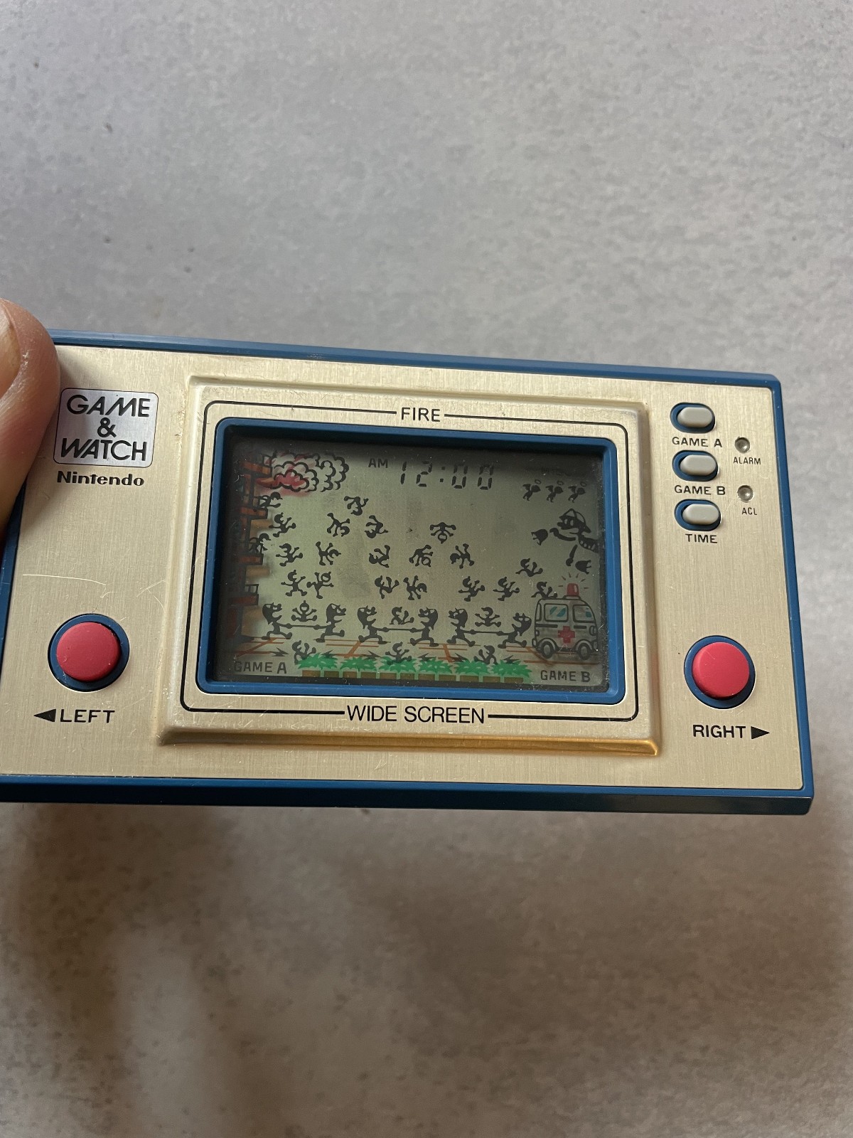 Game & Watch - FIRE FR-27 - Nintendo 1981 - Pas de cache piles