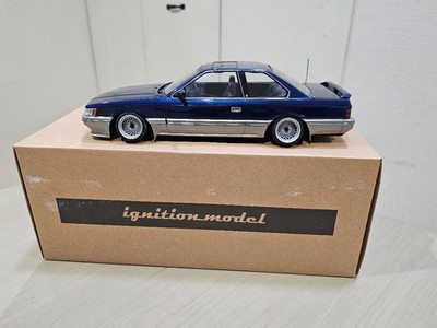 ignitionmodel 1/18 Nissan Leopard Ultima Blue Metallic SSR Wheels Custom Model
