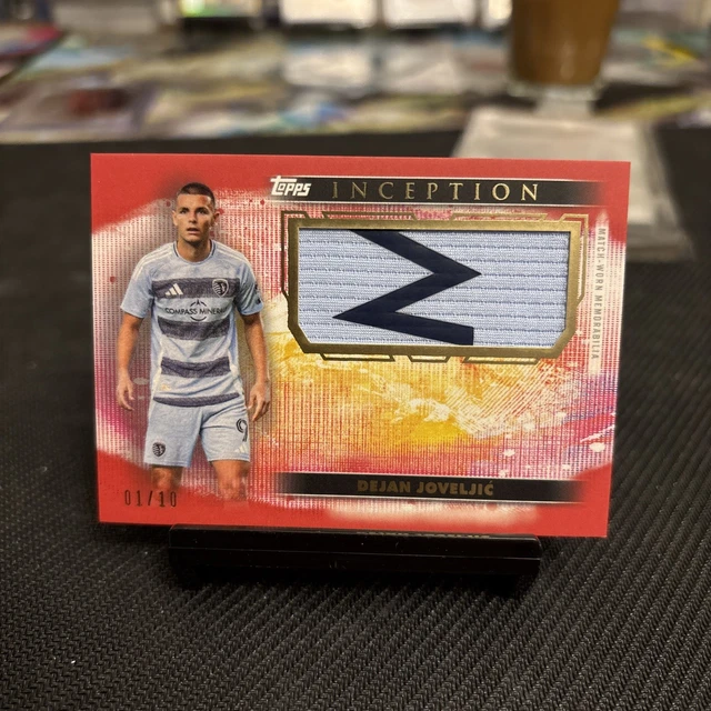 2025 Topps Inception MLS Dejan Joveljic #IJR-DJ Jumbo Relic Red 01/10