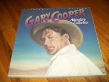 GARY COOPER - ADVENTURE COLLECTION 3-Laserdisc LD BOXED SET PIONEER SPECIAL ED.