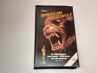 American Werewolf 1981 VHS German PAL Video Großbox John Landis In London