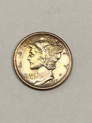 1917 P Mercury Dime XF