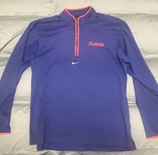 Rare Vintage Y2K Nike Made In USA Team Florida Gators Half Zip Pullover Mens XXL