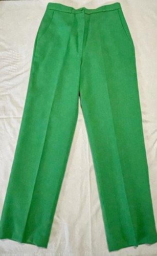 Daniel For Spellbound 4pc Pant Skirt Suit Scarf Vintage 80s Kelly Green Lined - Picture 13 of 22