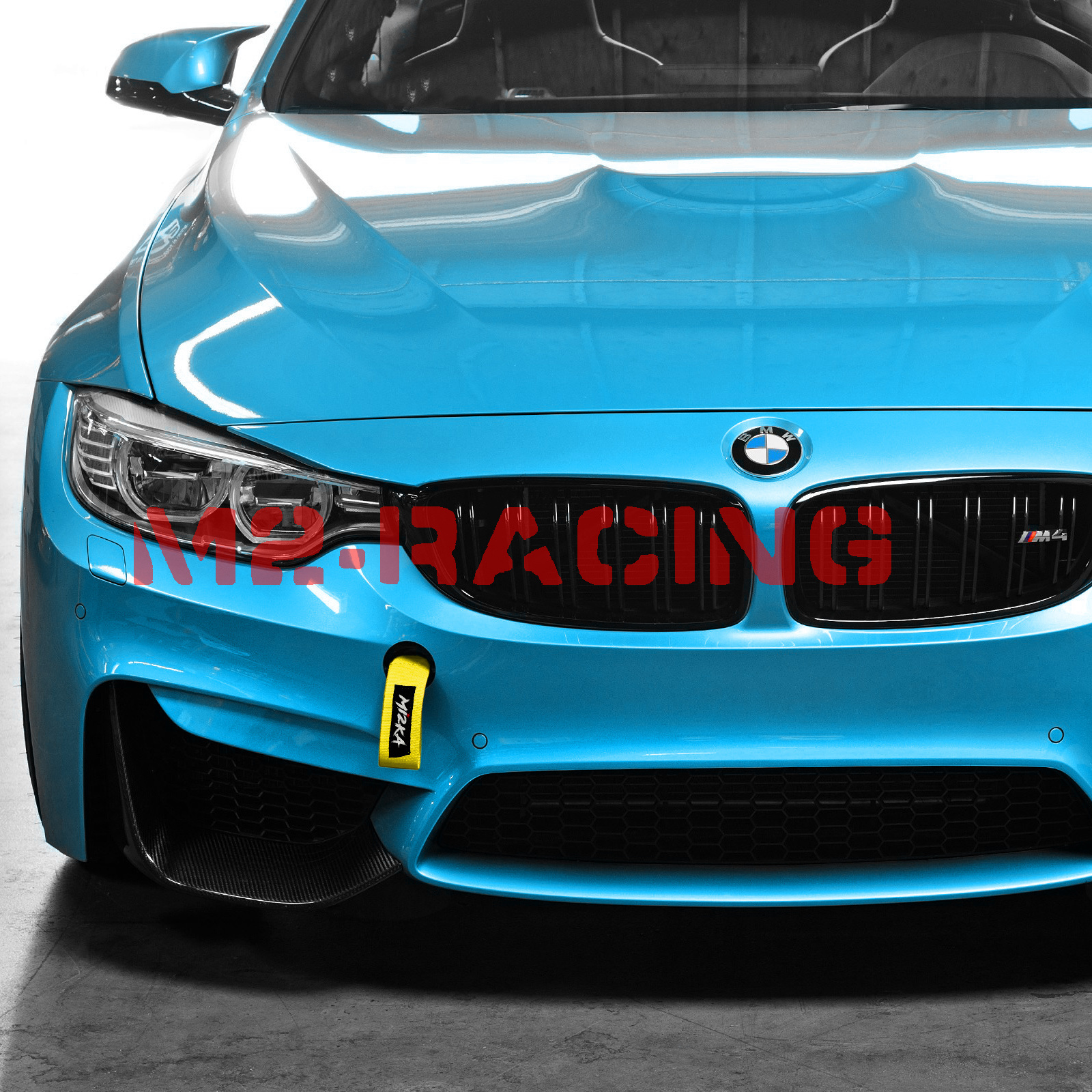 Bumper Hook Tow Strap P10 Yellow Heavy-Duty Racing Tow Strap - Foto 5