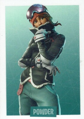 Panini Fortnite Serie 1 2019 Sticker Epic Games Sticker Nr. # 310 Powder