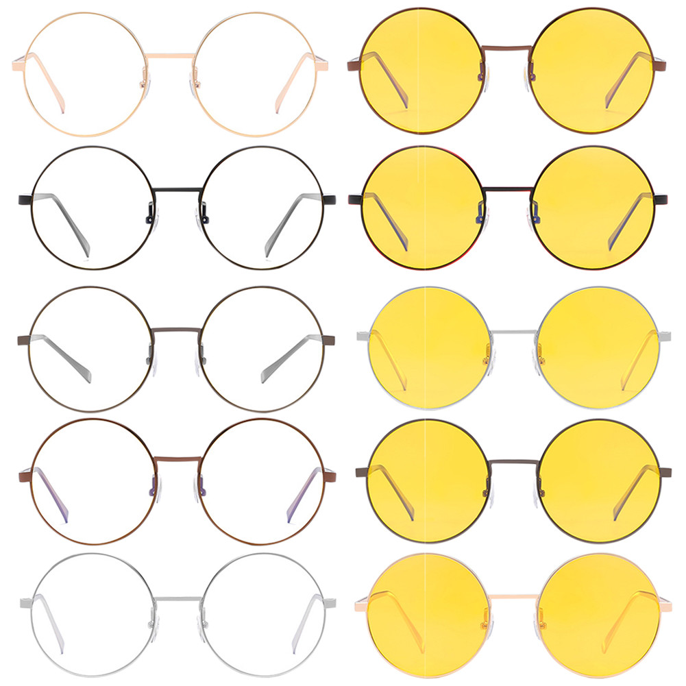 Anti Blue Light Glasses Game Computer TV Goggle Metal Frame Men Women Eyewear-image
