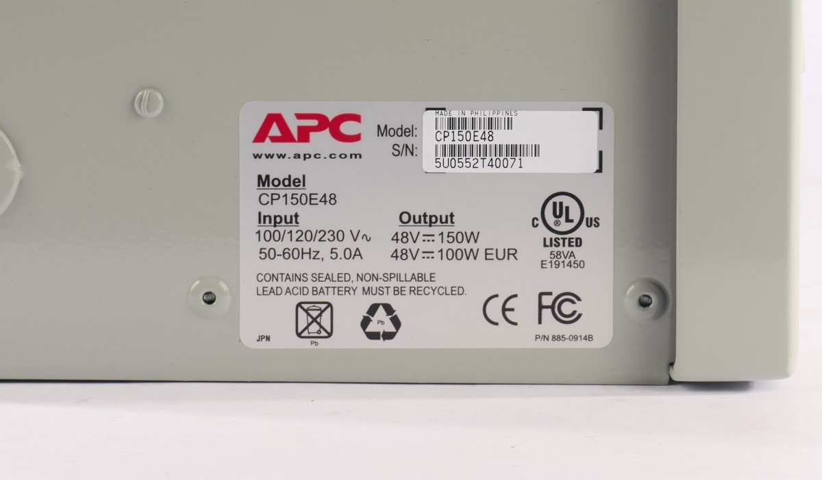 APC Broadband Indoor/Outdoor 150W PowerShield CP150E48 Pole/Wall