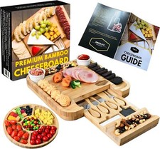 Charcuterie Board Set - Cheese Board for Serving - House Warming Gift Set