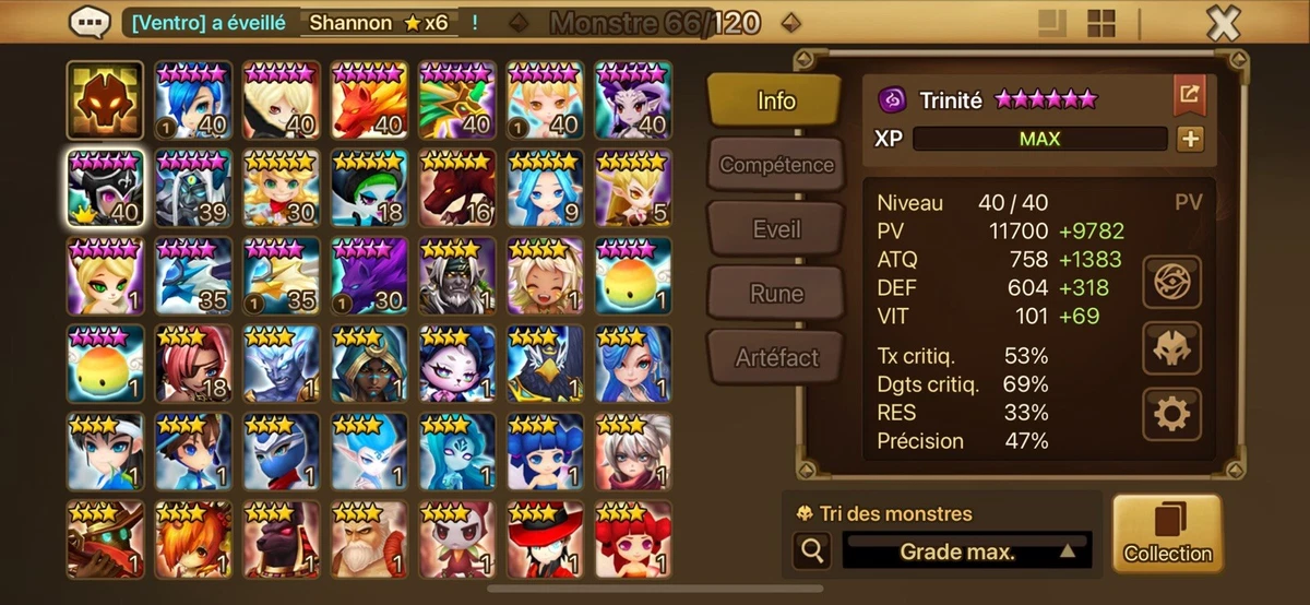 Compte Summoners War 5LD Europe (Android/PC) – Neuf
