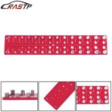 RED Nut and Bolt Thread Checker 28 Hole Thread Gauge Inch And Metric Screw
