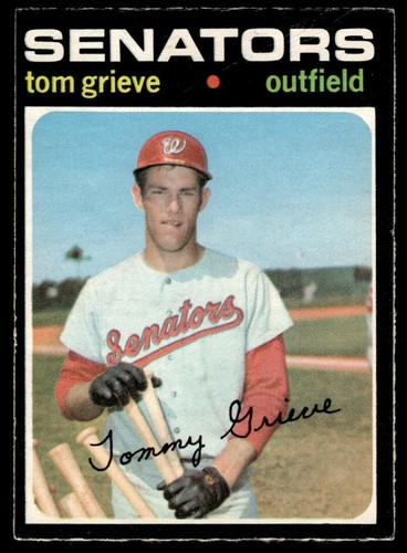 1971 O-Pee-Chee Tom Grieve Rookie Washington Senators #167 R161 - Picture 1 of 2
