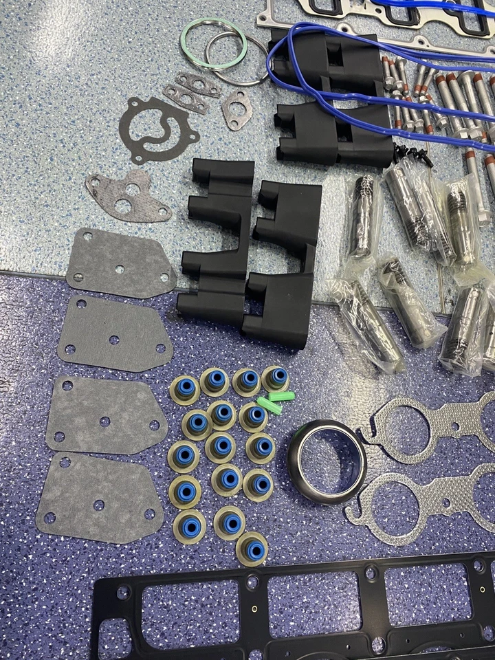 Chevrolet GM 5.3 AFM Lifter Kit Head Gasket Set, Head Bolts Lifters and Guides Foto 3 de 4