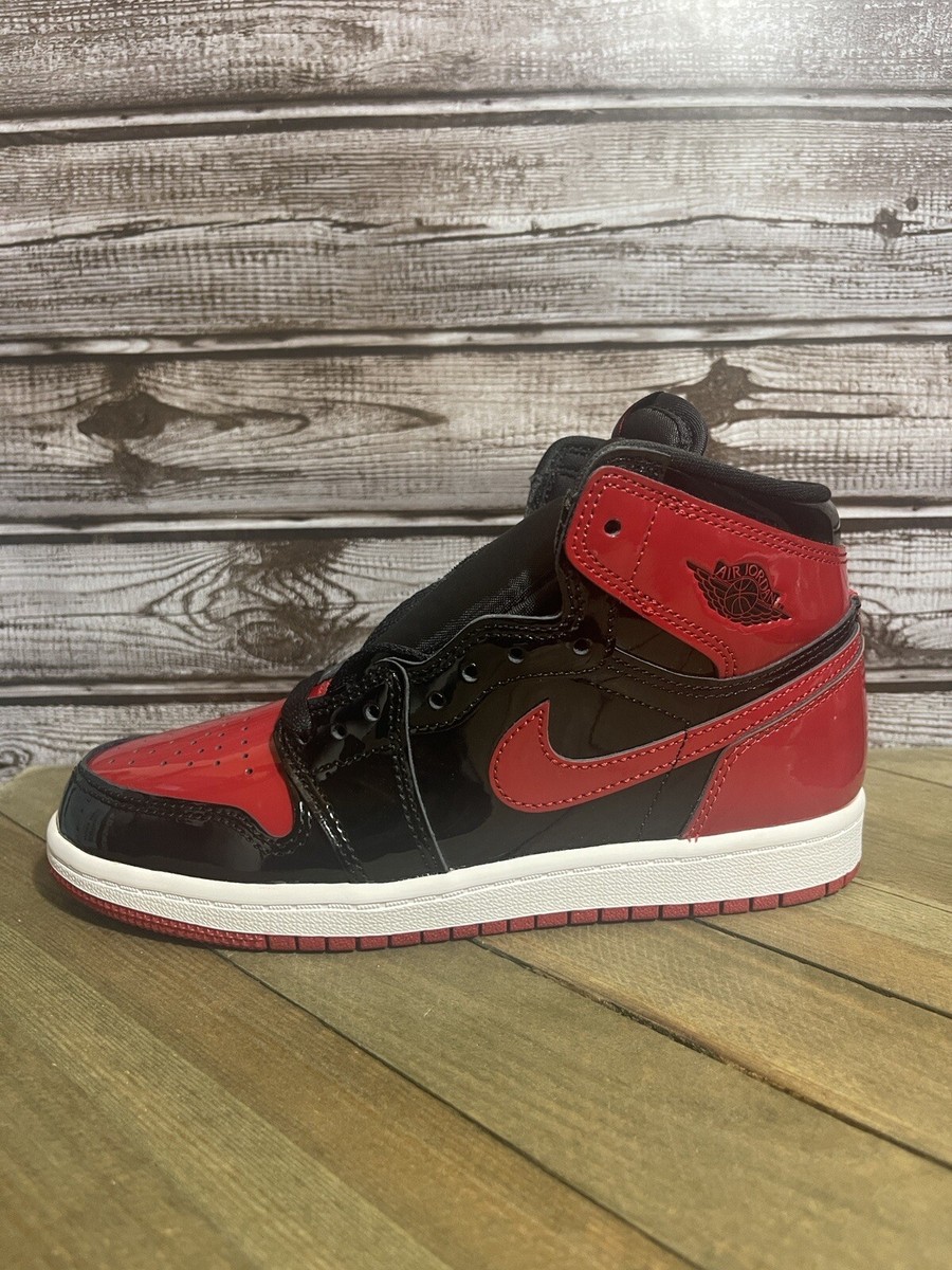 Nike Air Jordan 1 Retro High OG Patent Bred Banned AQ2664-063 Size