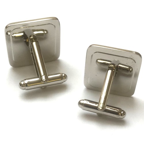 30 Something Square Cufflinks and Tie Clip Set - Picture 2 of 5
