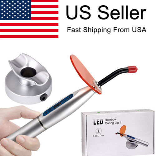 1PC Dental LED Curing Light Lamp Composite Resin Cure Cordless Wireless 5W USA - Picture 1 of 12